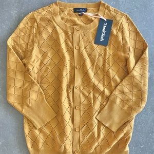 Modcloth Yellow Cardigan